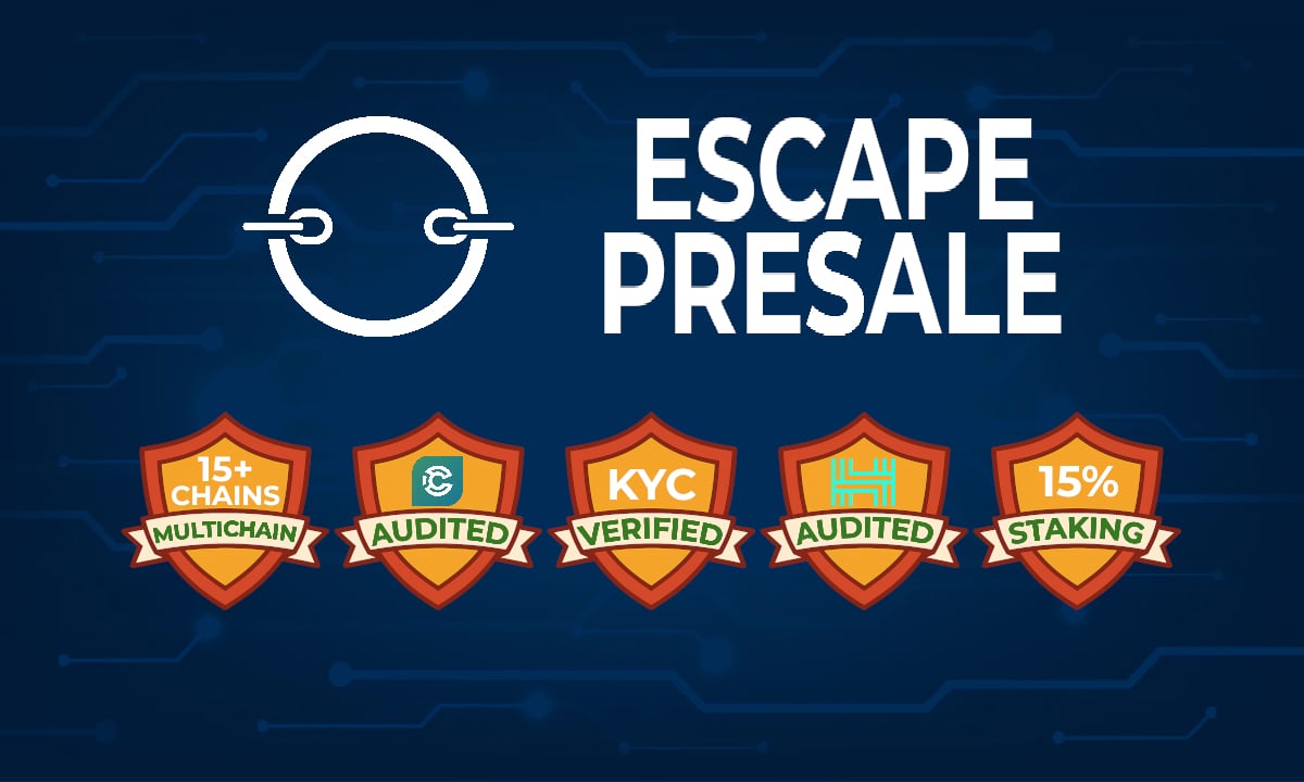 ESCAPE Presale Live on Ethereum With $280K Raised, Hacken...