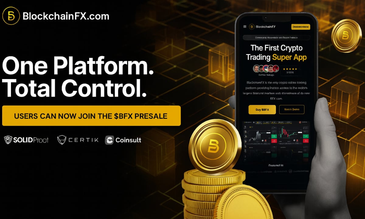 BlockchainFX Raises $7.24M in Presale as First Multi-Asse...