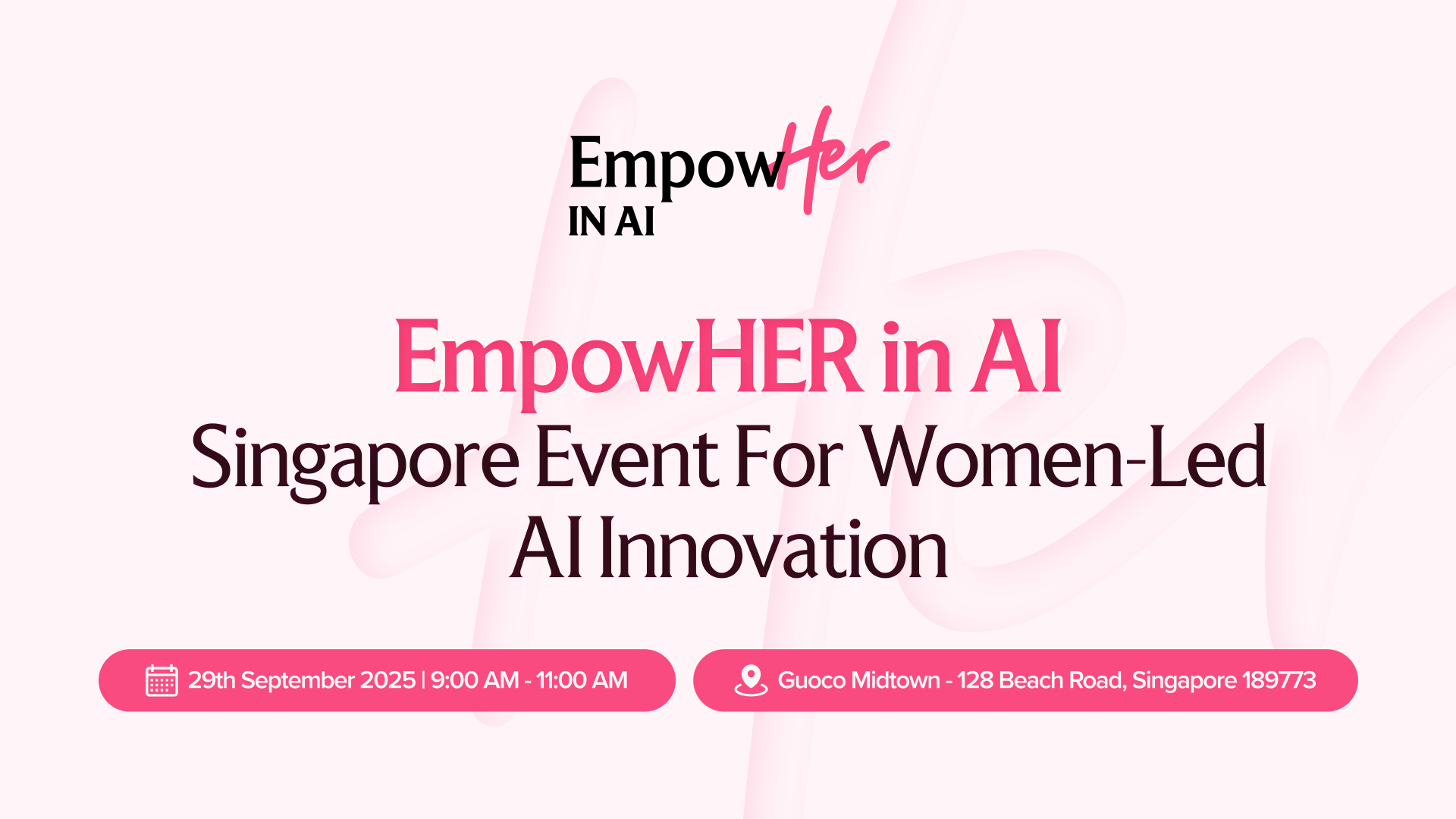 EmpowHER in AI 2025 : Femmes & Innovation IA à Singapour
