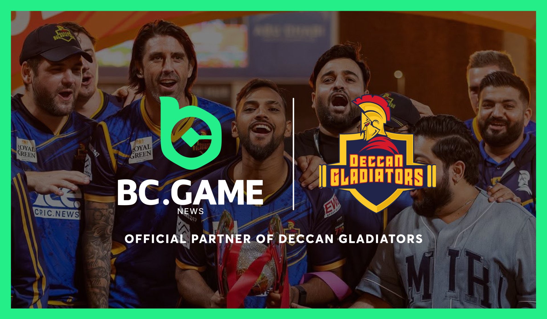 BC.GAME News Backs Deccan Gladiators as Title Sponsor in ...