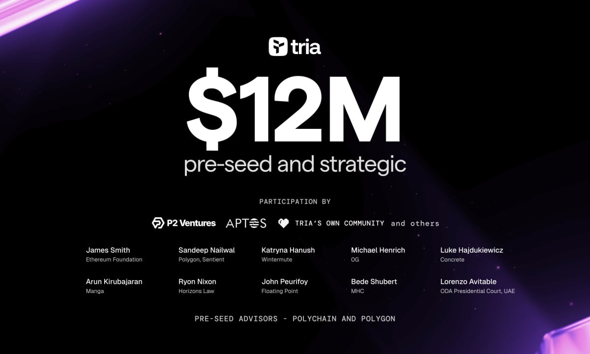 Tria raises $12M to be the leading self-custodial neobank...