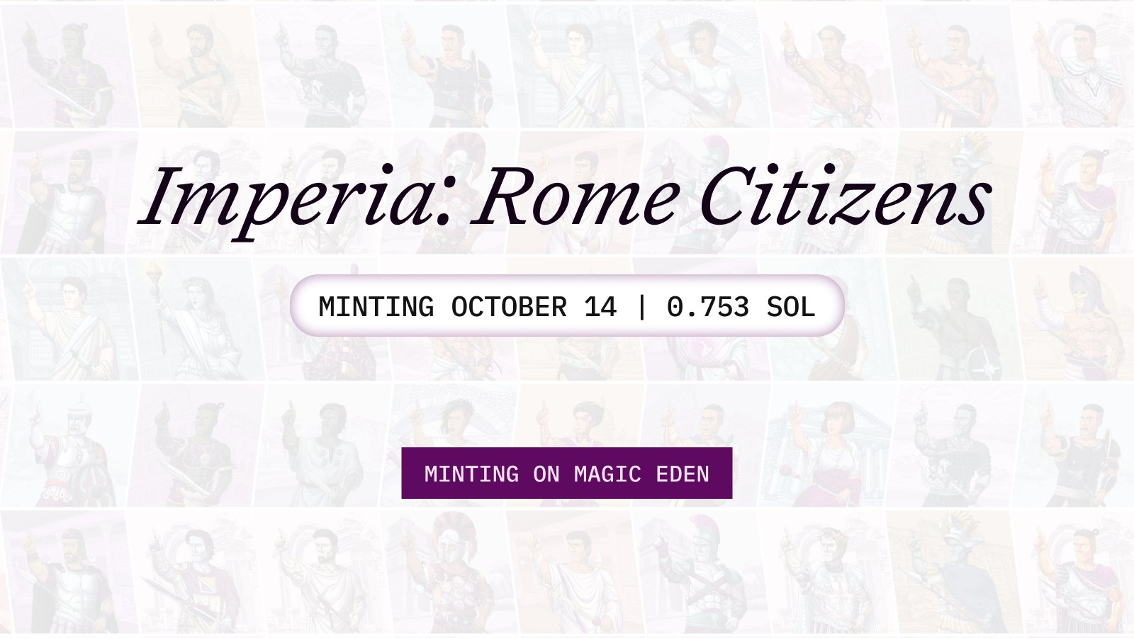 Rome Launches Its Genesis NFT Collection “Imperia” on Mag...