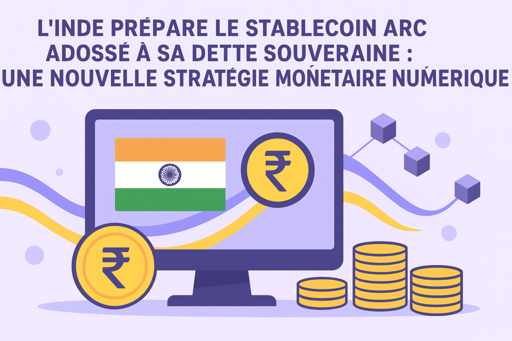L’Inde prépare le stablecoin ARC adossé à sa dette souveraine une nouvelle stratégie monétaire numérique