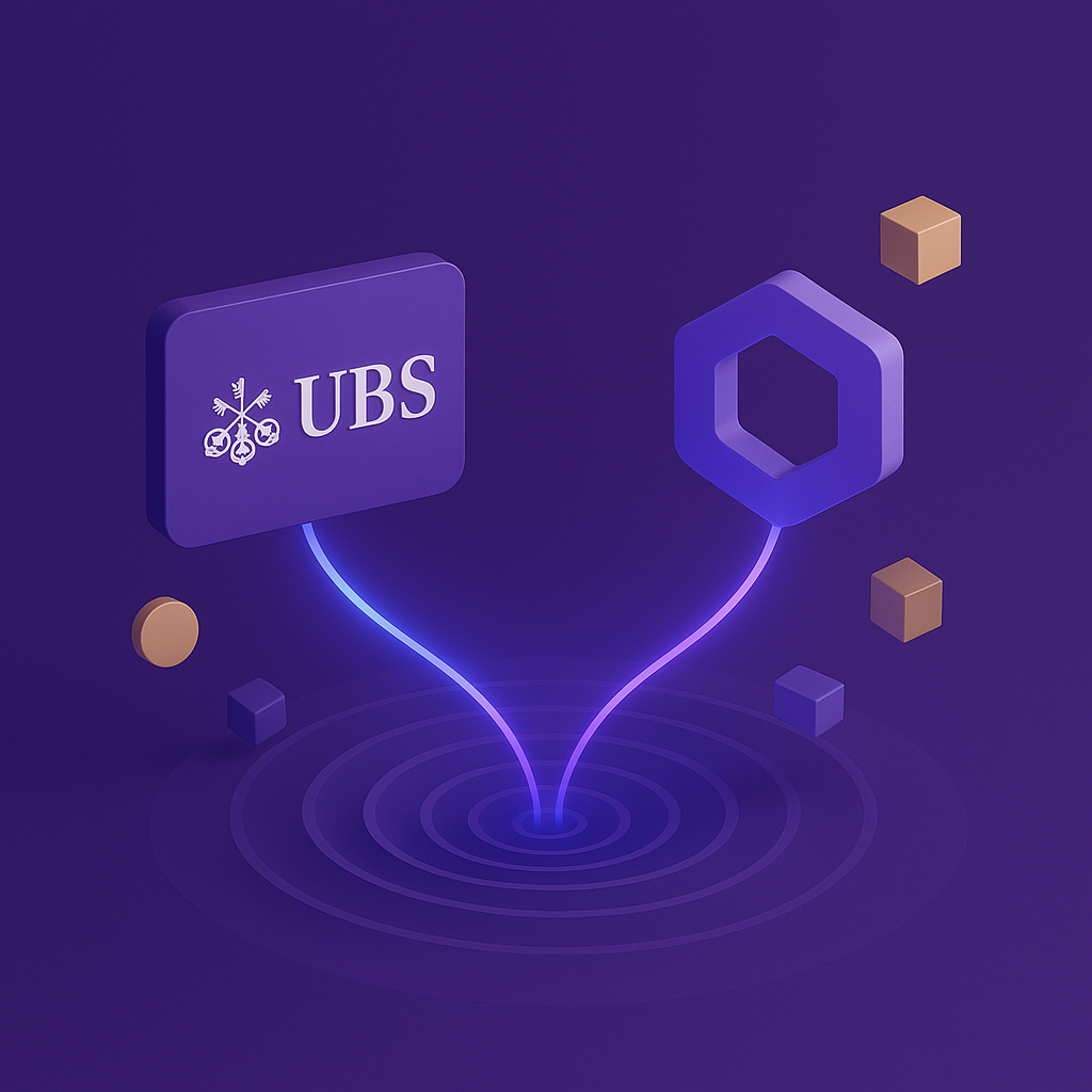 A world-first for TradFi with UBS and Chainlink’s b...