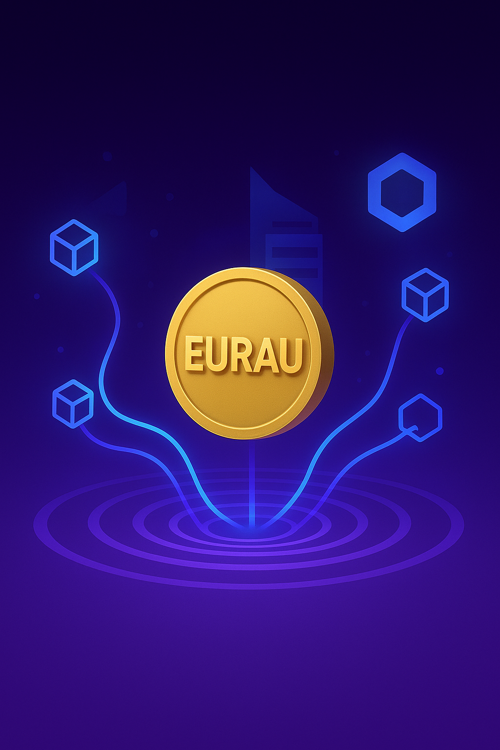 stablecoin EURAU multichaîne Deutsche Bank Chainlink finance numérique européenne
