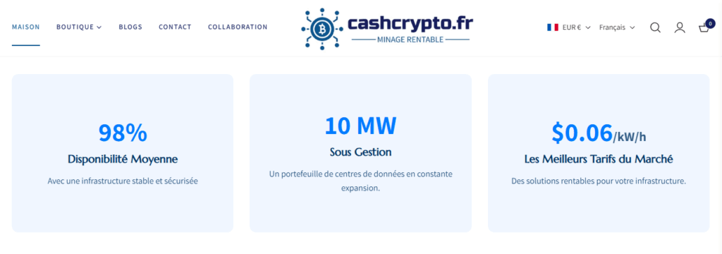 Bitcoin minage CashCrypto solution idéale.