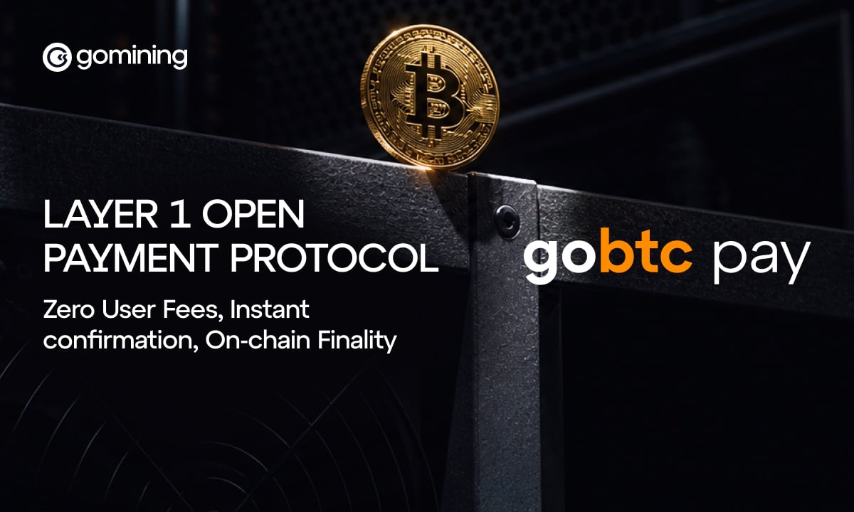 GoMining Launches GoBTC Pay to Bring Native Instant Payme...