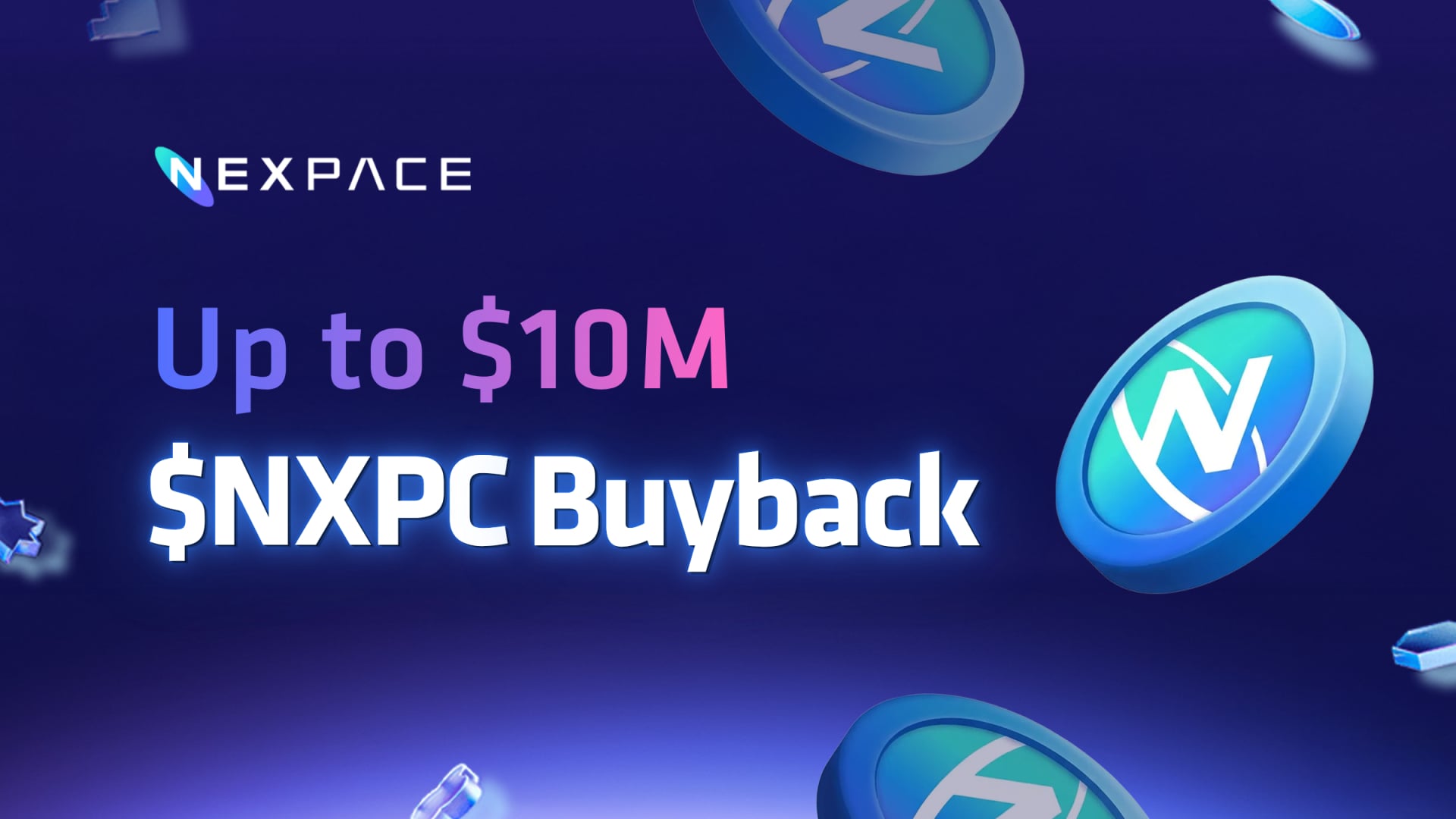 Nexpace Announces NXPC Buyback Program to Reinforce User-...