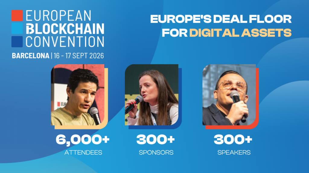 European Blockchain Convention 2026: Europe’s Digital Asset Marketplace