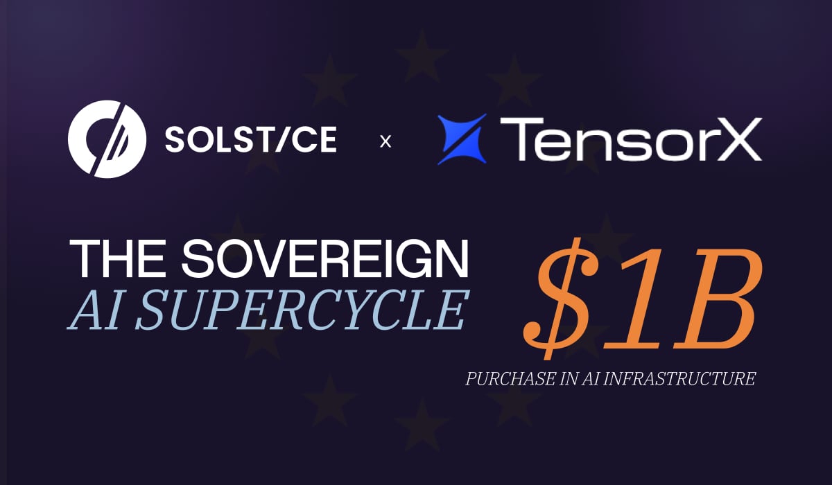 Solstice and Tensorx to Buy $1 Billion in AI Infrastructu...