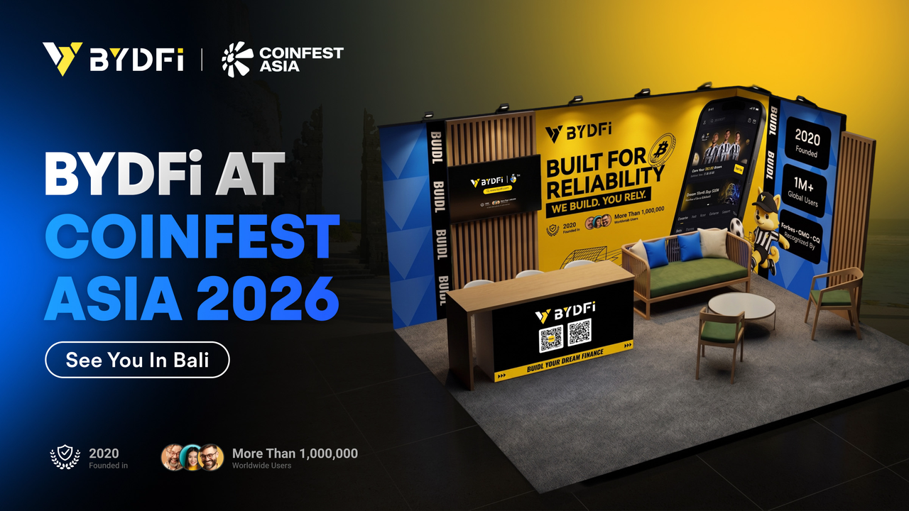 BYDFi Joins Coinfest Asia 2026, Connecting with Instituti...