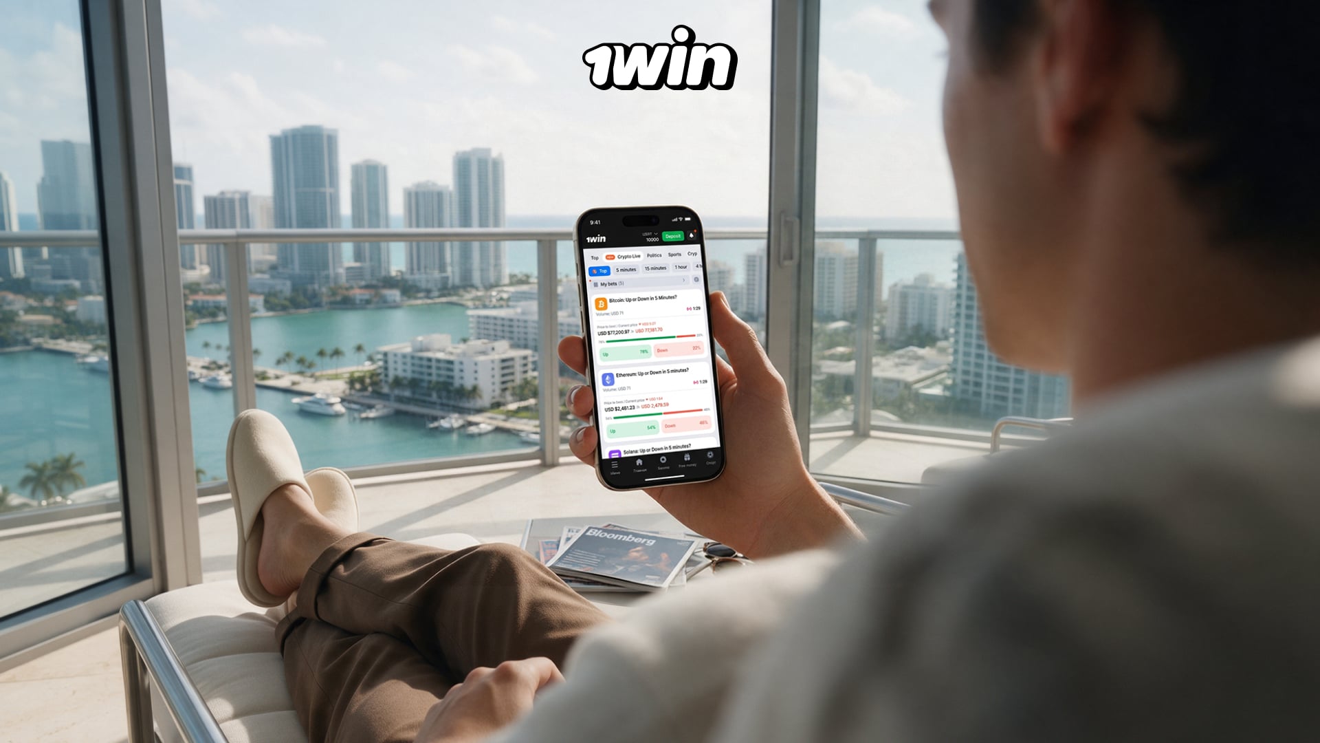 Bitcoin Up or Down in 5 Minutes? 1win Markets Launches Cr...