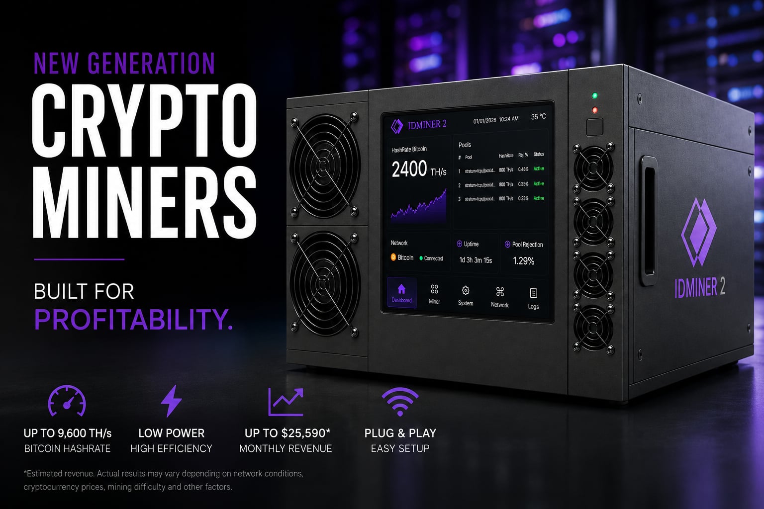 New Generation of Crypto Miners Released by ASICID
